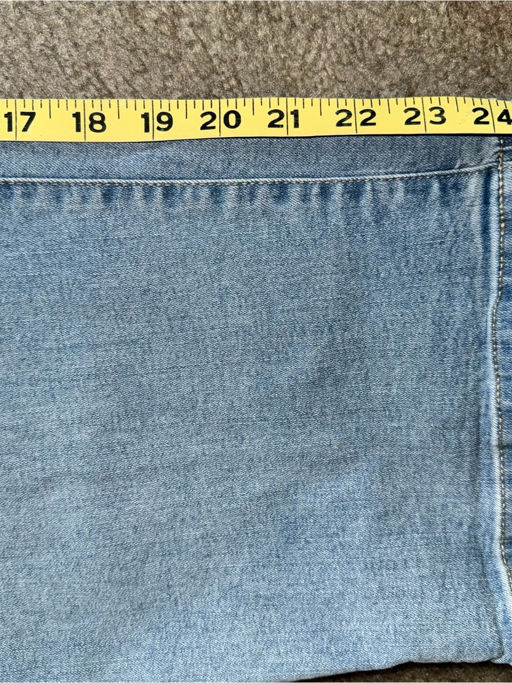 Lane Bryant size 22 Light Wash Women's Jeans - Classic Straight Crop - Picture 7 of 7